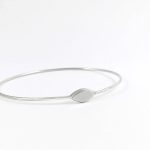 Bracelet en argent à forme géométrique stylisée