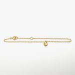 Bracelet fin en or avec détail organique